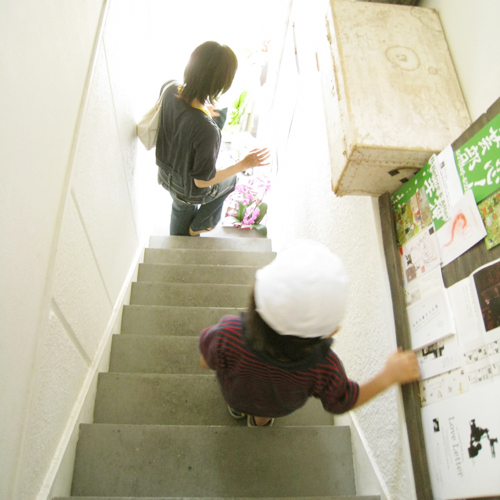 ggさんの急な階段