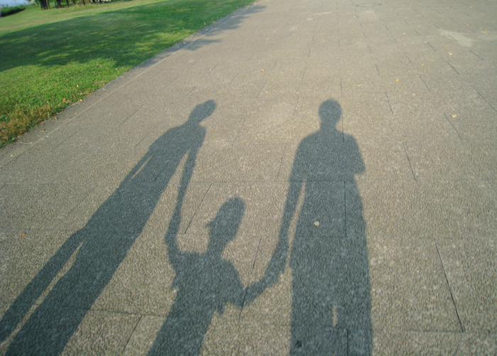 写真父さん一家