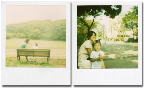 夏の思い出ポラロイド