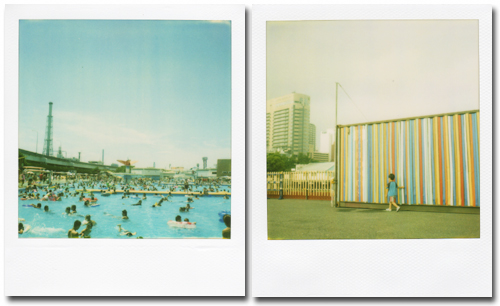 夏の思い出ポラロイド