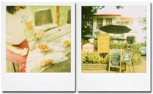 夏の思い出ポラロイド