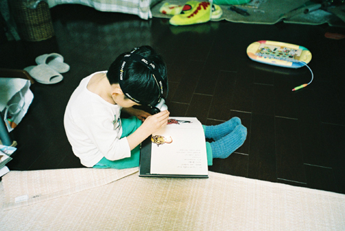 ヘッドライト読書