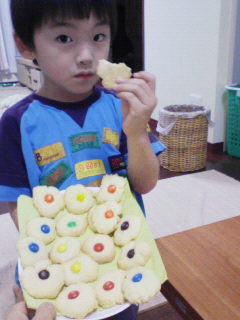 クッキー焼きました