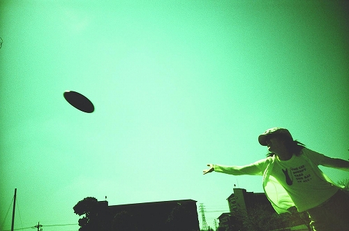 フリスビーをクロスプロセス