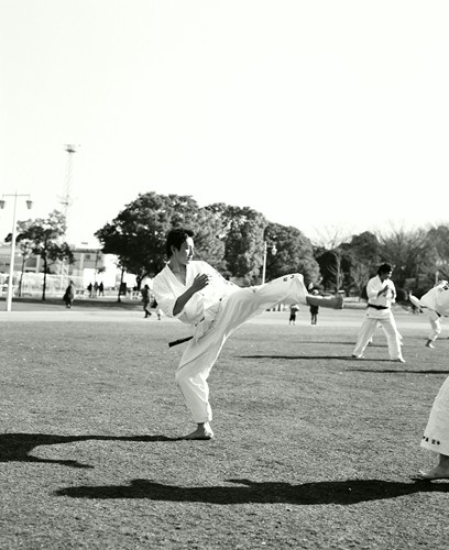 お兄さんの空手