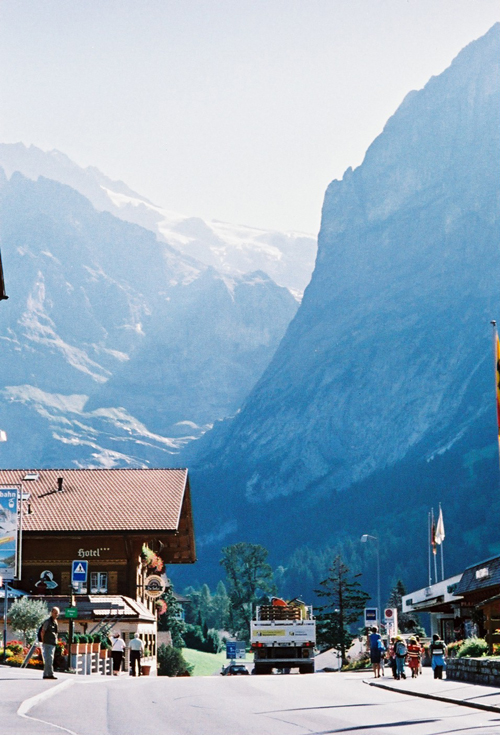 グリンデルワルトのメインストリート