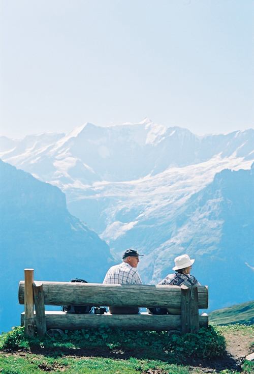 バッハアルプゼーのハイキング