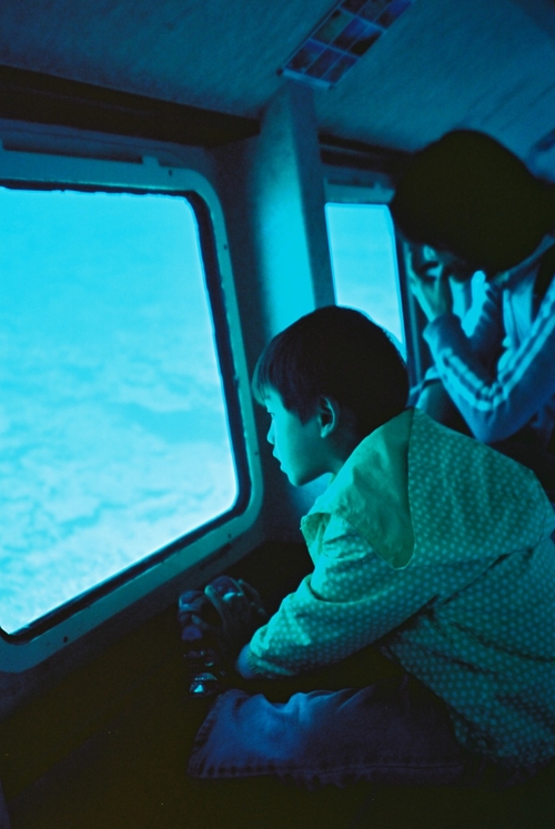 半潜水船「せと」に乗って水中散歩