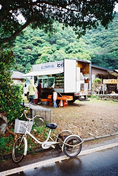 おばあちゃんの3輪自転車