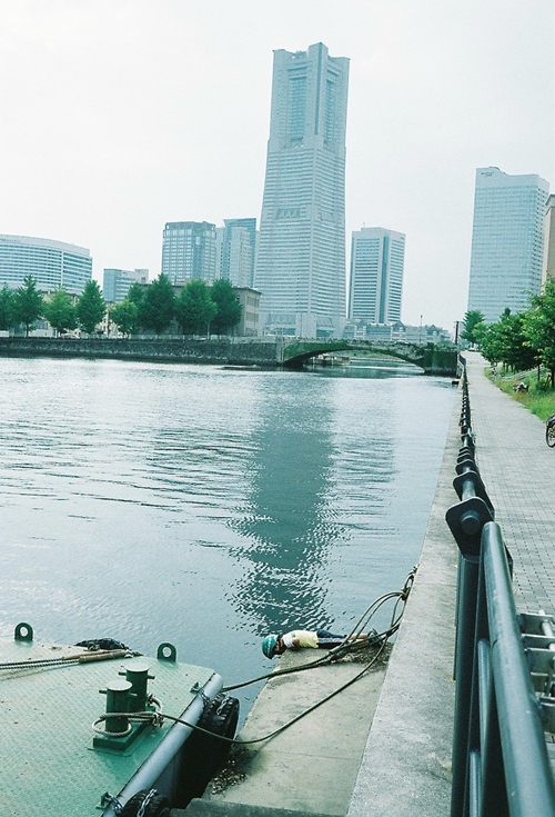 みなとみらいでカニ探し