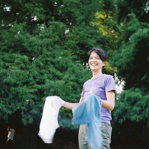 根岸森林公園で　愛しい妻