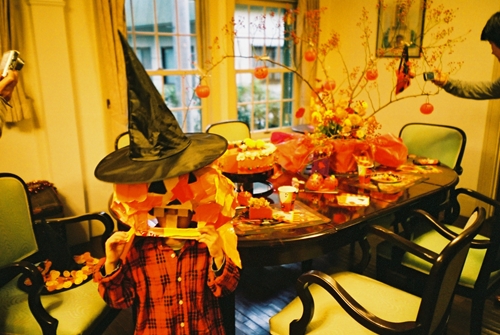 洋館でかぼちゃ