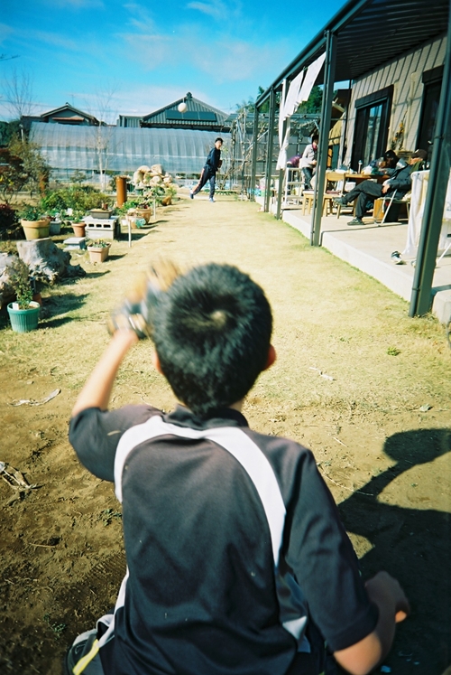 親子のキャッチボール