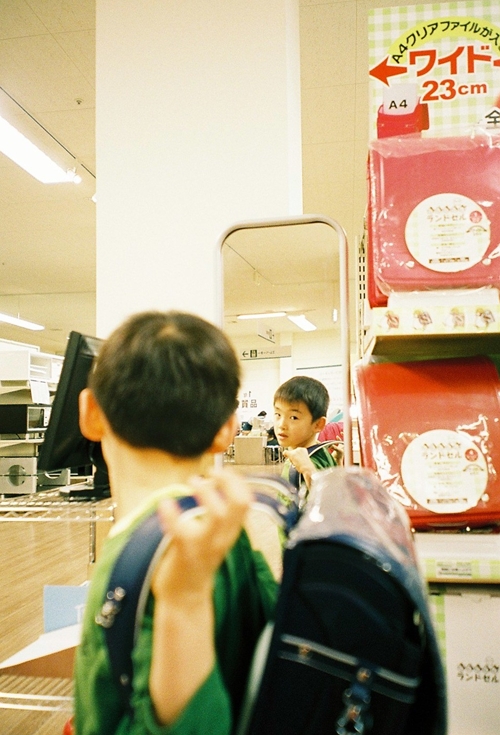 ランドセルを選びに