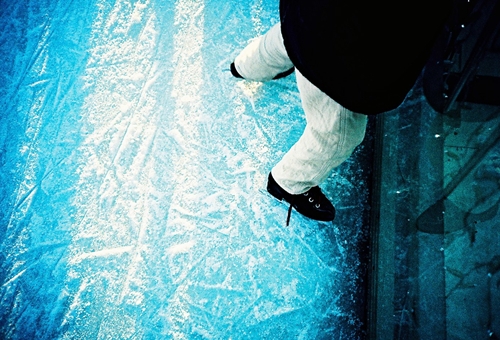 アイススケートに挑戦