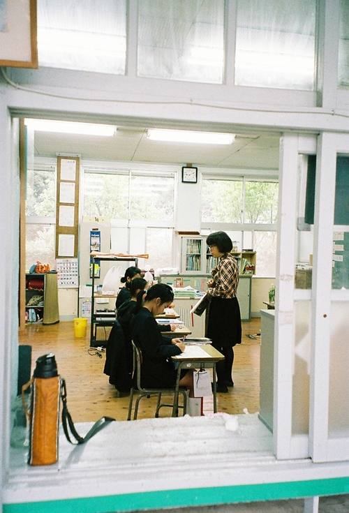 薩川小学校授業風景