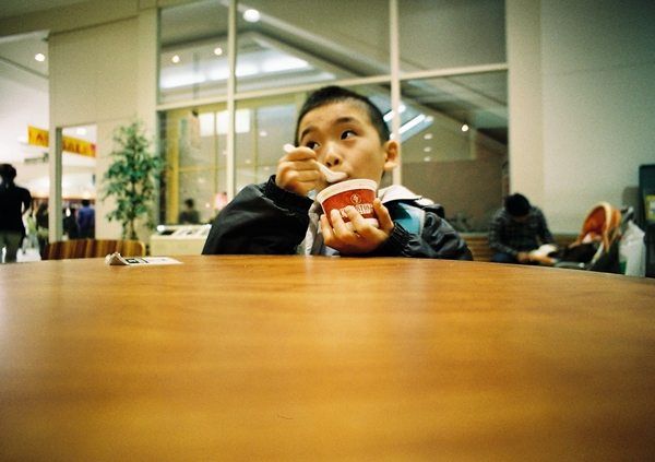 ワールドポーターズでアイス