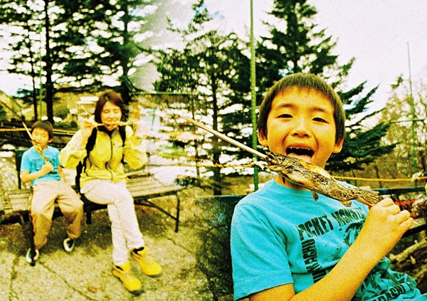 蓼科で魚を食べる